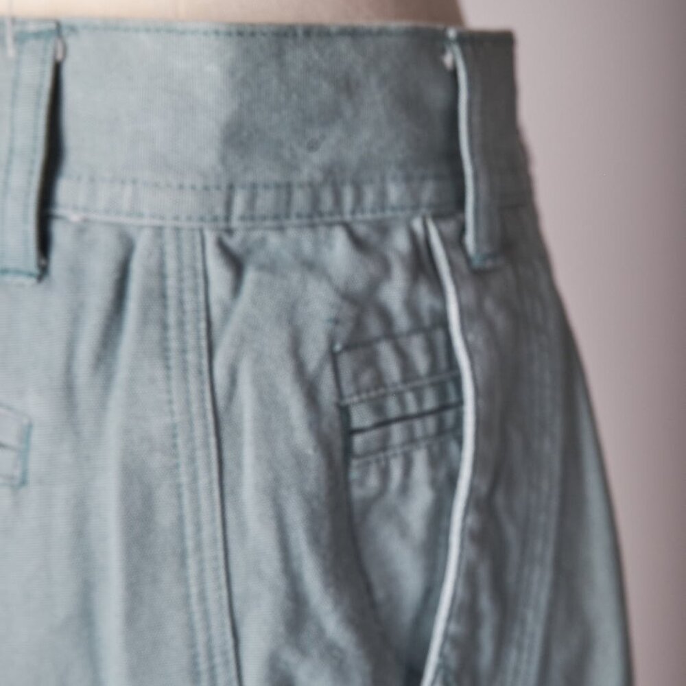 1990s Green Cotton Gotcha Surf Pants Deadstock